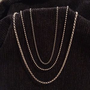 3 Necklaces 15”, 16”, 17”